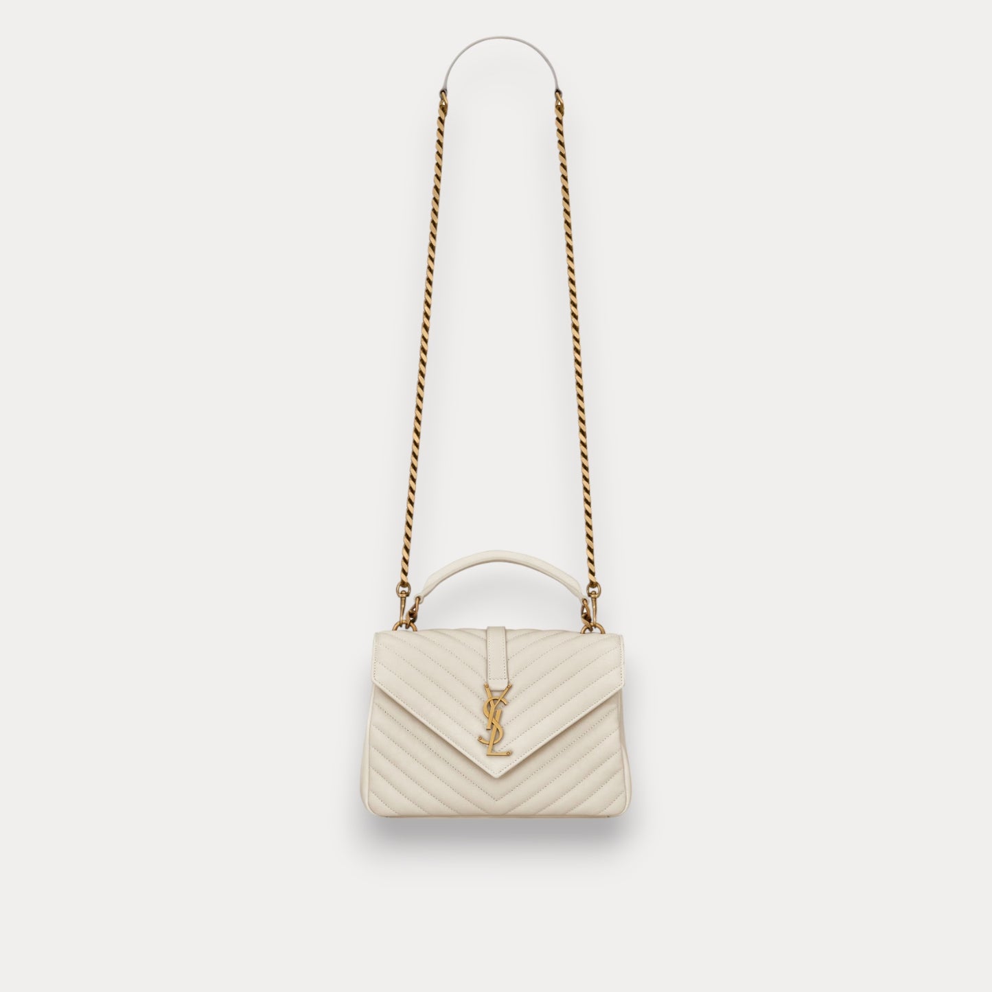 Bolso College Blanco 24 cm