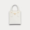 Bolso Saffiano Blanco 17 cm