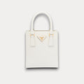 Bolso Saffiano Blanco 17 cm