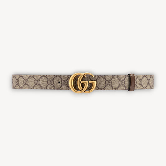 Cinturón GG Marmont reversible 3cm