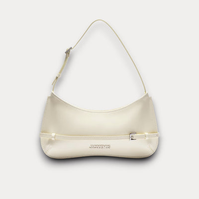 Bolso Bisou Blanco Charol 27 cm