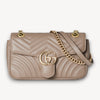 Bolso De Hombro GG Marmont Marrón 26 cm
