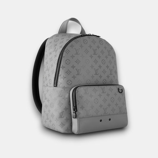 Mochila Racer Gris Monograma