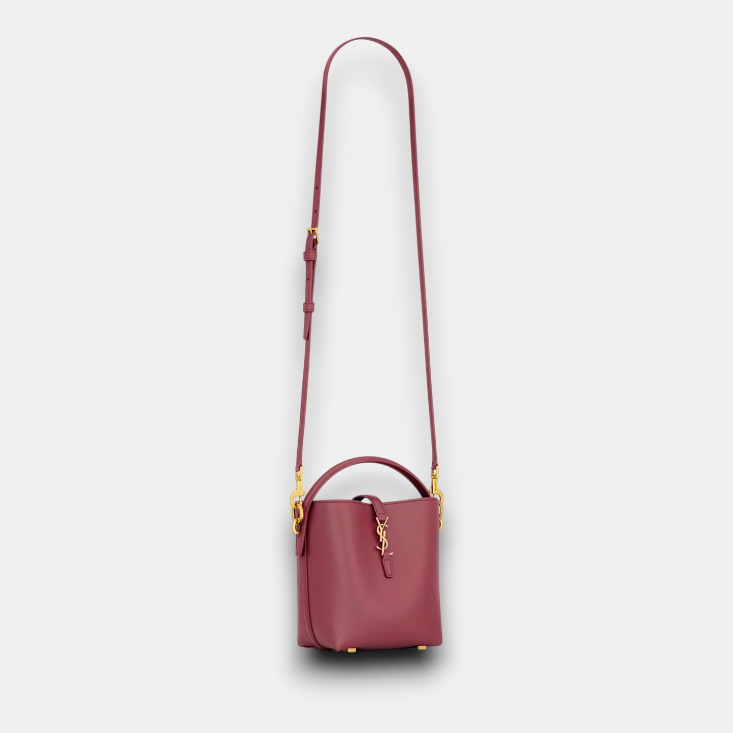 Bolso Le 37 de piel brillante