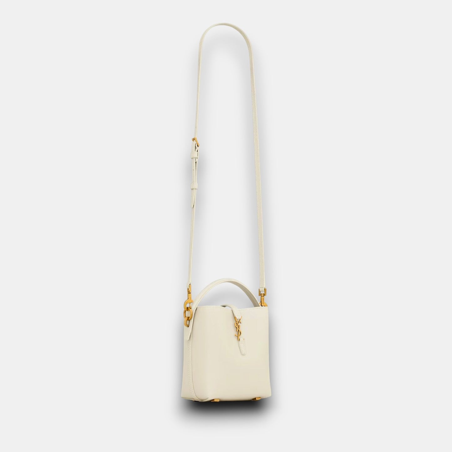 Bolso Le 37 de piel brillante