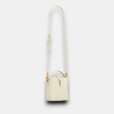 Bolso Le 37 de piel brillante