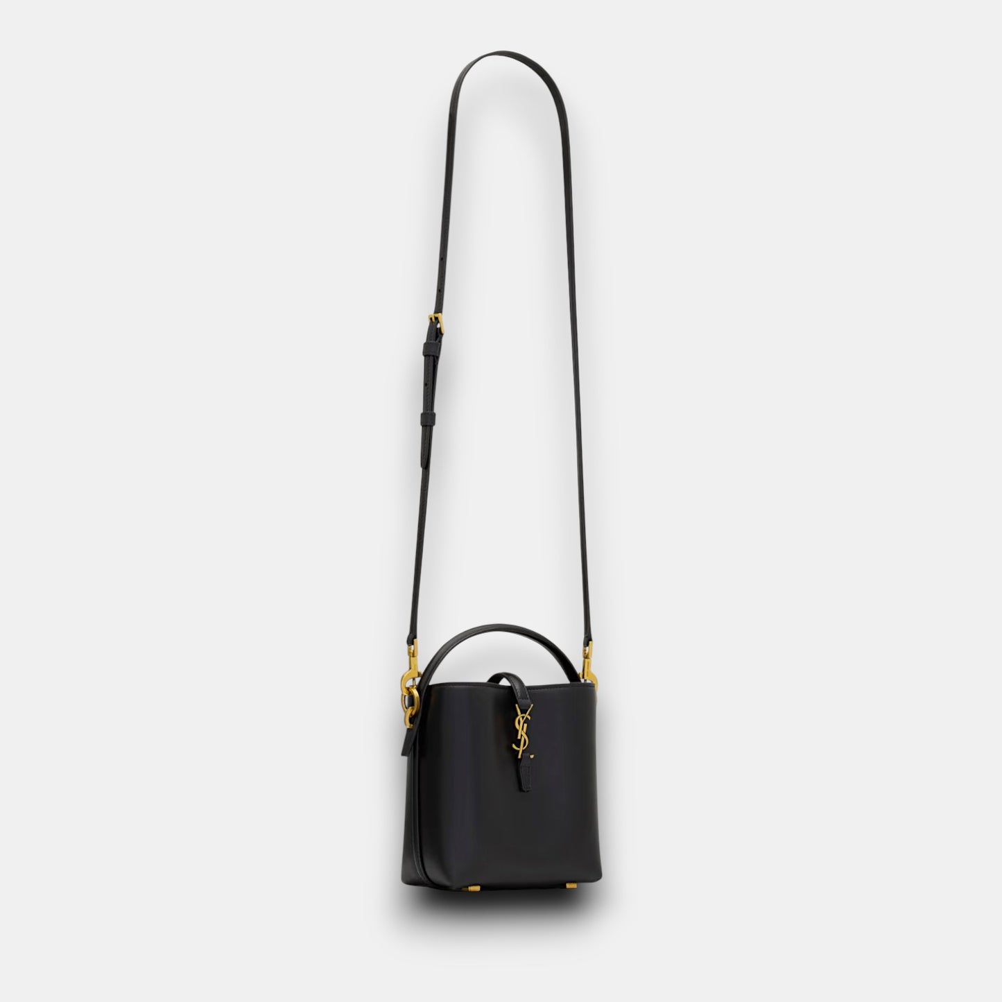 Bolso Le 37 de piel brillante