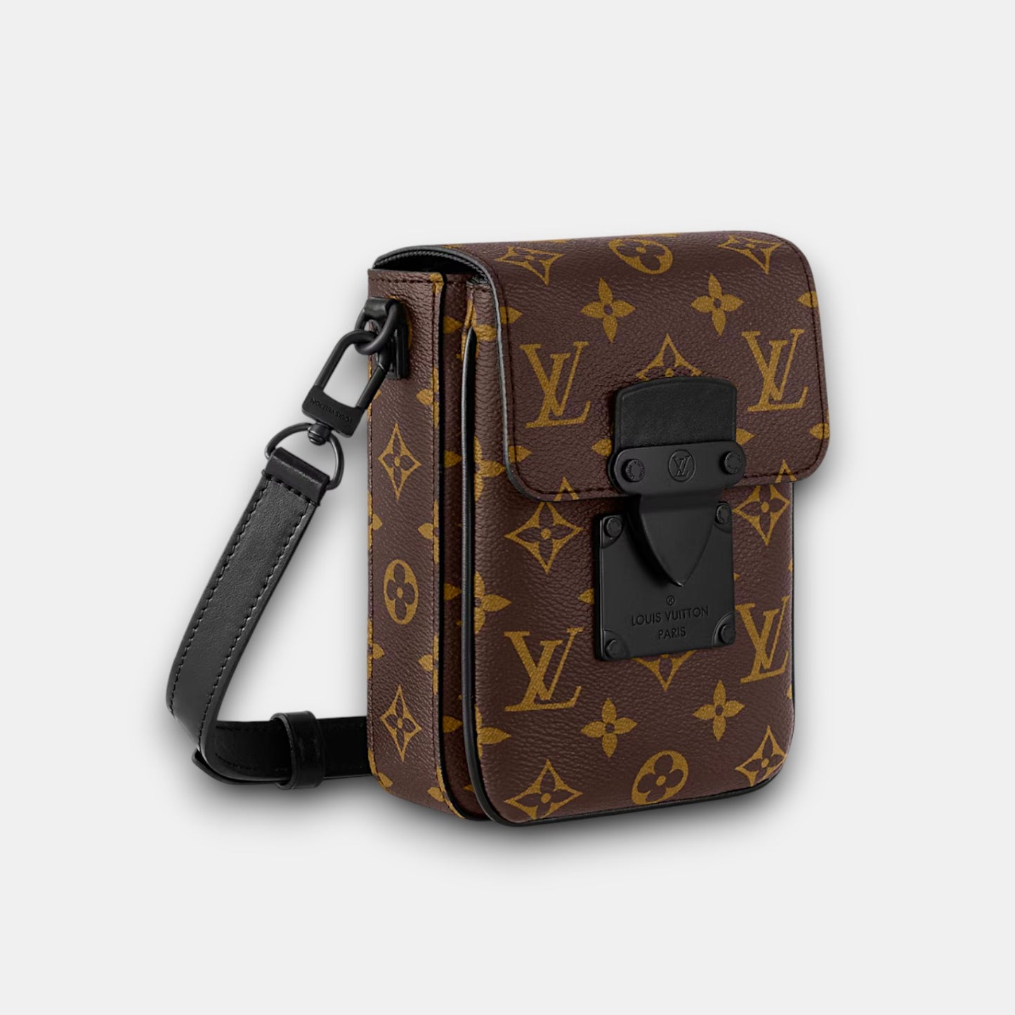 Cartera marrón S-Lock Vertical