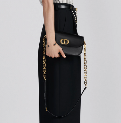 Bolso Montaigne Avenue negro 22 cm