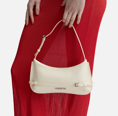 Bolso Bisou Blanco Charol 27 cm