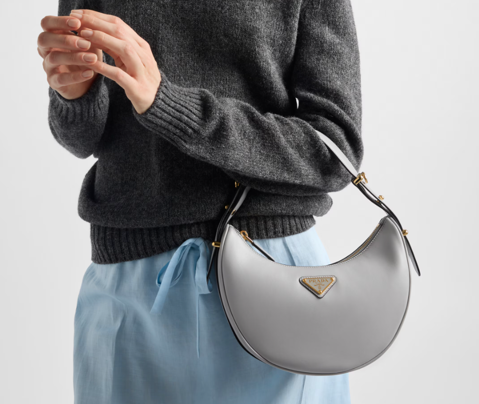 Bolso Bandolera Arqué Gris 22 cm