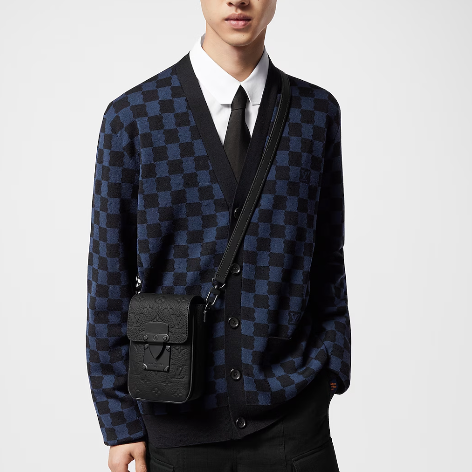 Cartera marrón S-Lock Vertical