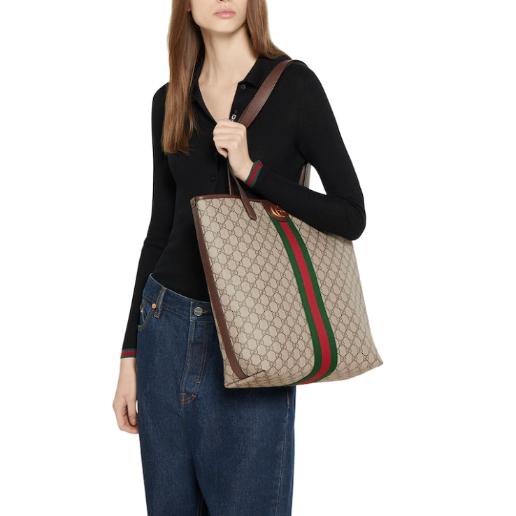Bolso tote Ophidia tamaño mediano