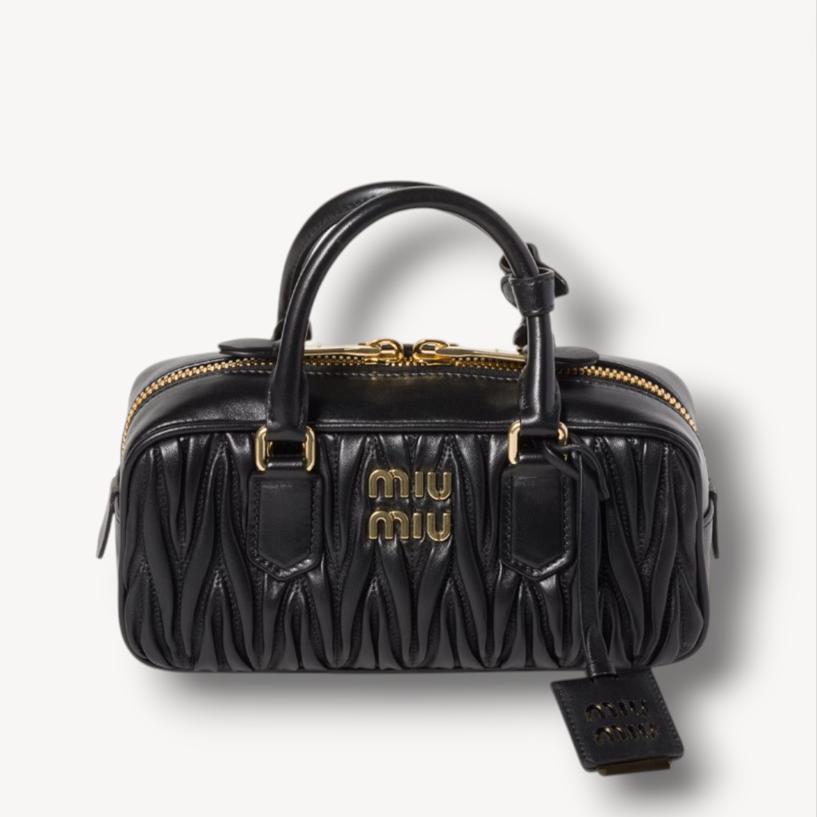 Bolso Arcadie de napa Matelassé