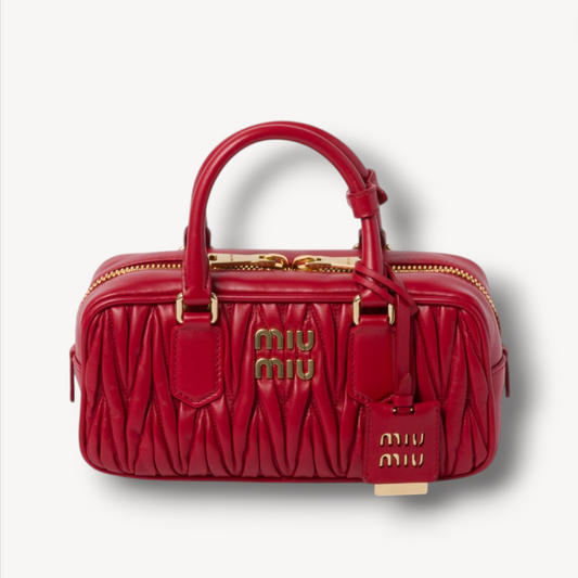 Bolso Arcadie de napa Matelassé