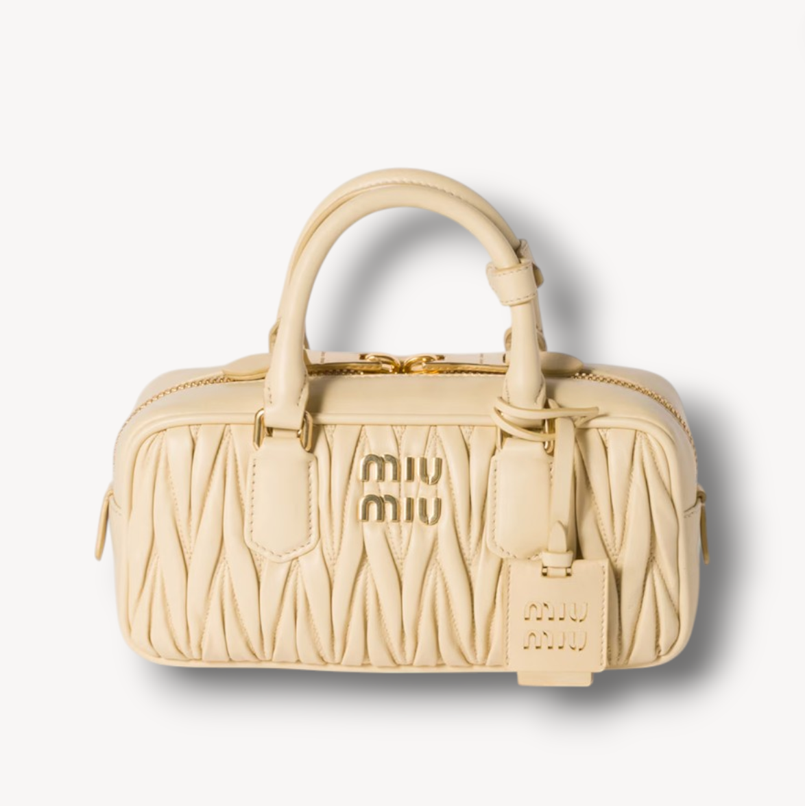 Bolso Arcadie de napa Matelassé