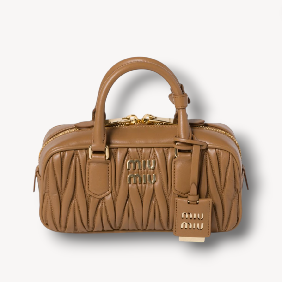Bolso Arcadie de napa Matelassé