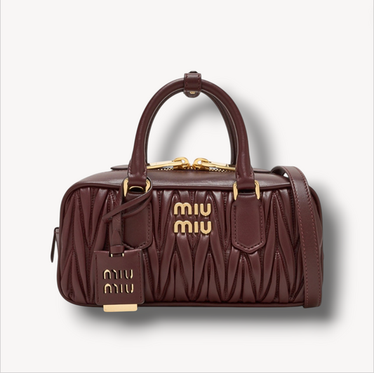Bolso Arcadie de napa Matelassé