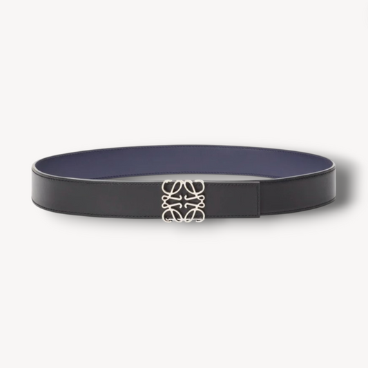 Cinturón reversible Negro/Azul Marino