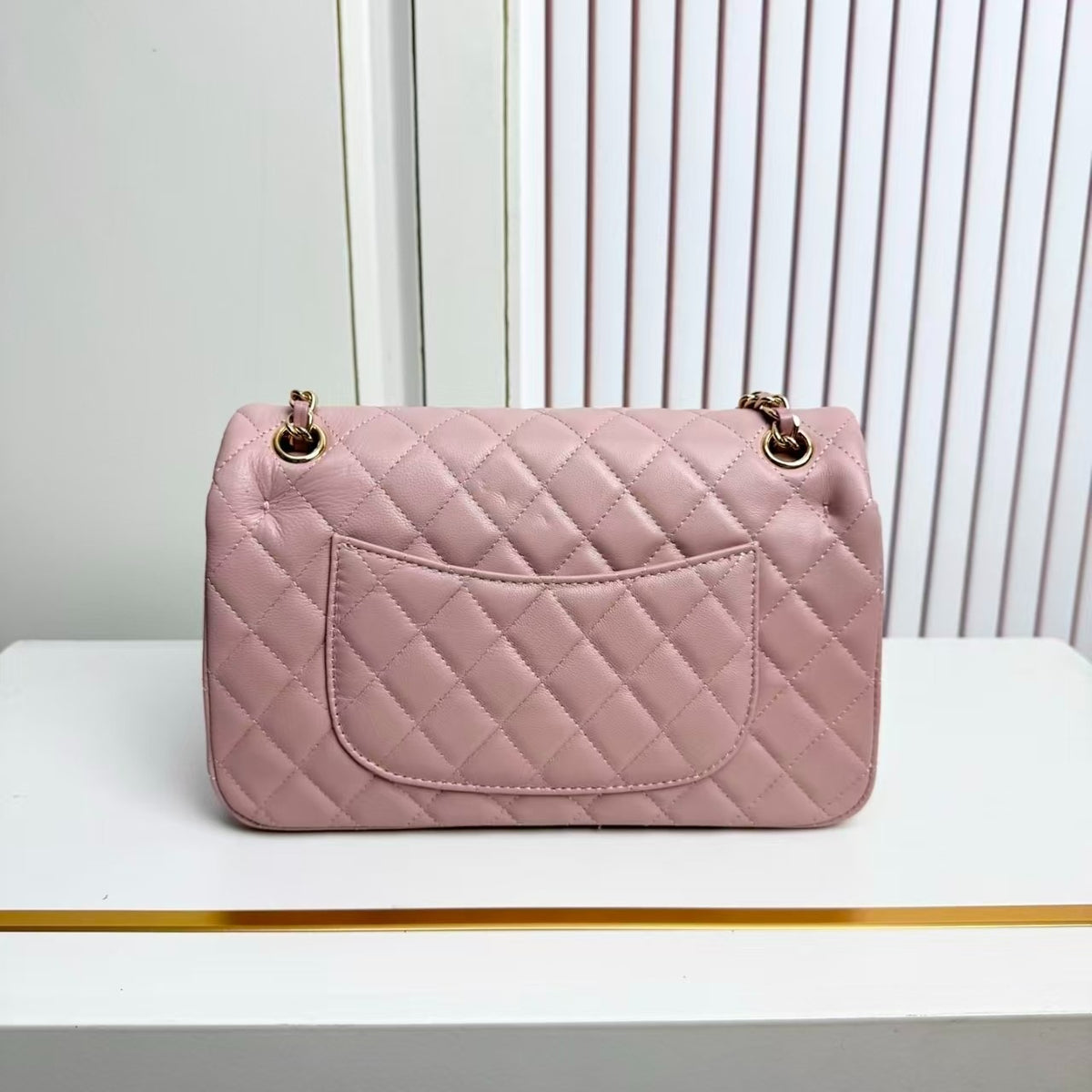 Bolso Clásico Rosa 23 cm