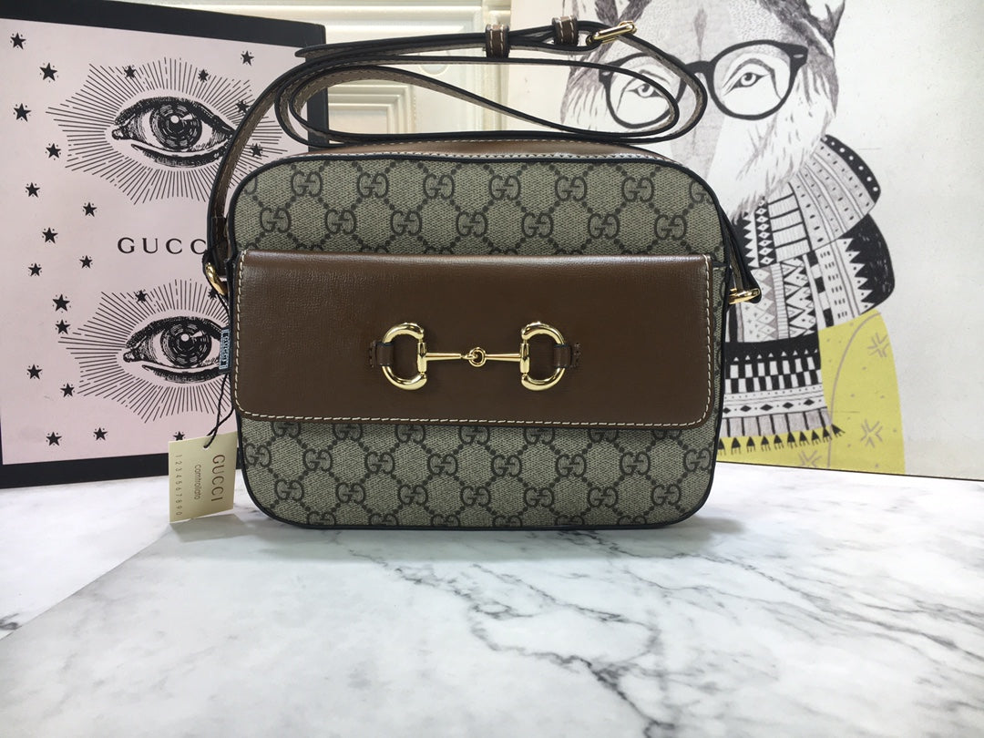 Bolso De Hombro Gucci Horsebit 1955 Pequeño