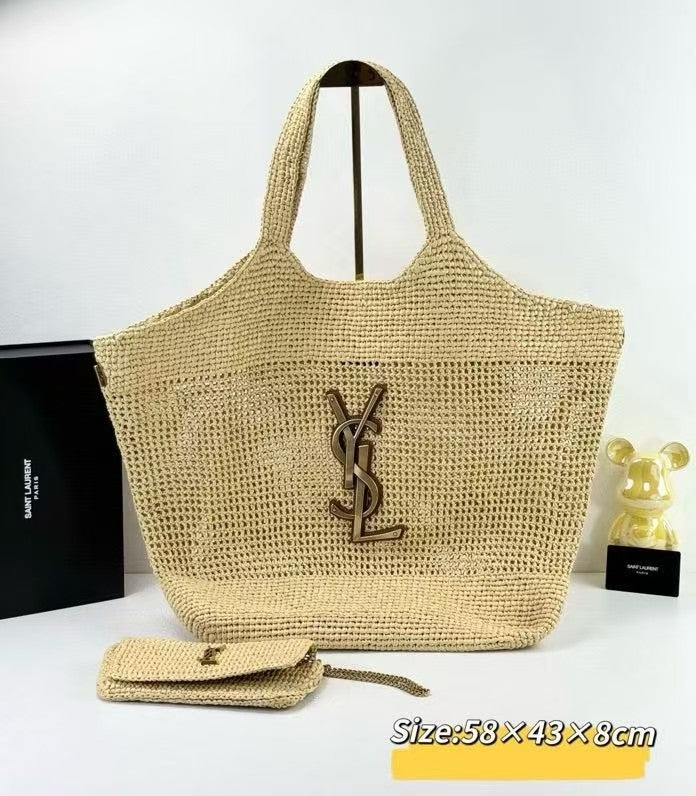 Maxi Bolso Shopper Icare Rafia