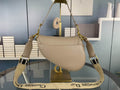 Bolso saddle con bandolera Beige