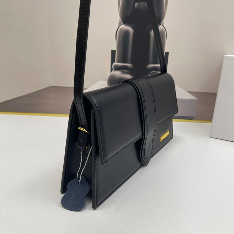 Bolso Le Bambino Long Negro 28 cm