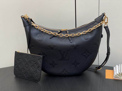 Bolso Loop Hobo Negro