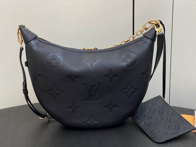 Bolso Loop Hobo Negro