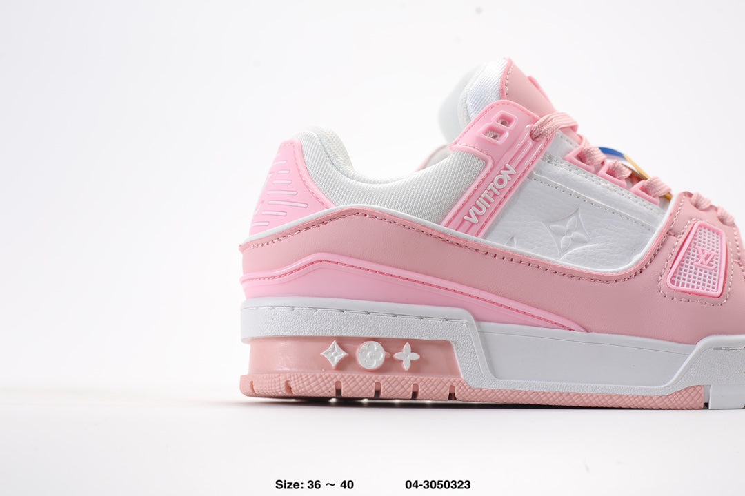 Zapatilla deportiva LV Trainer Rosa