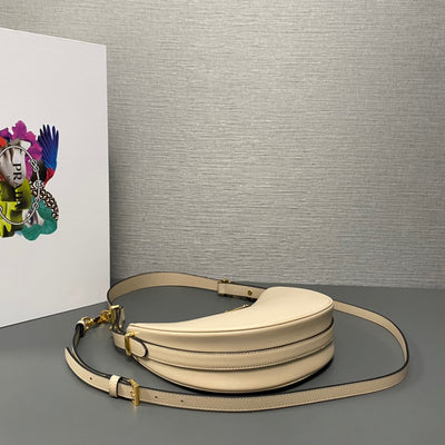 Bolso Bandolera Arqué Arena 22 cm