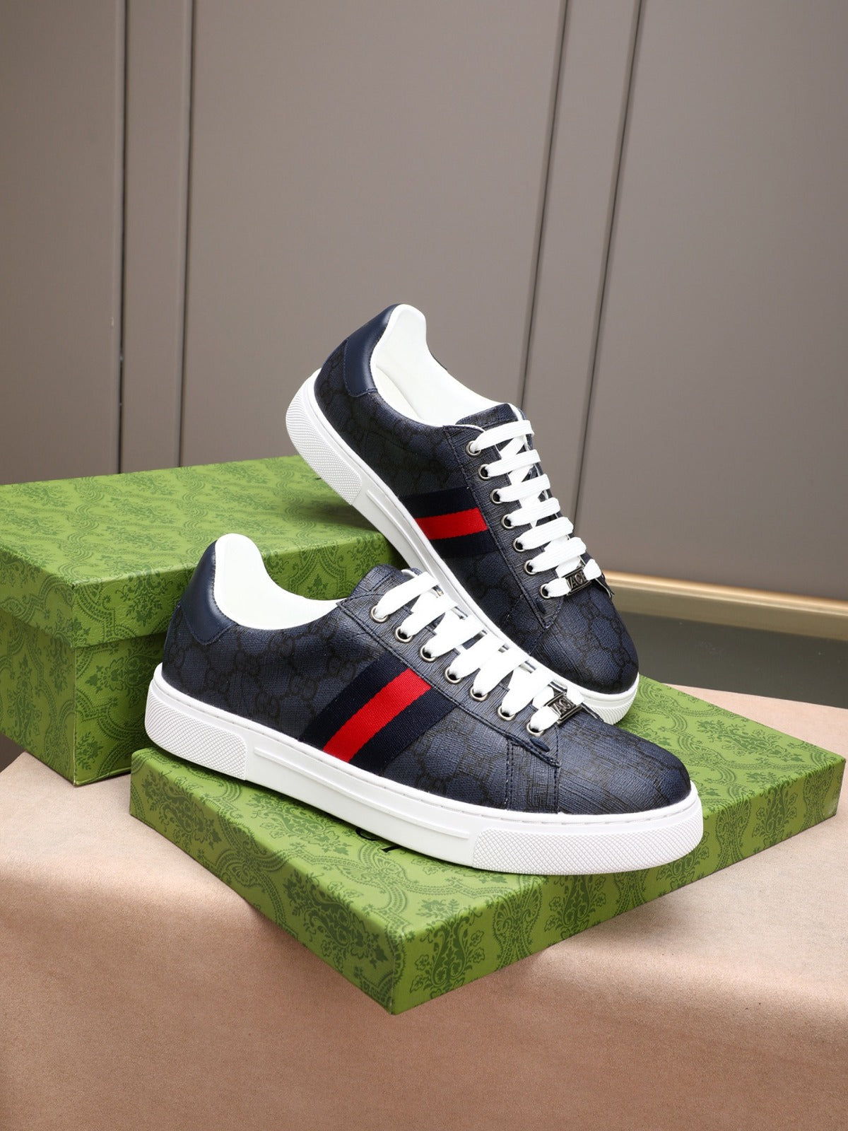 Zapatilla Gucci Ace Con Tribanda