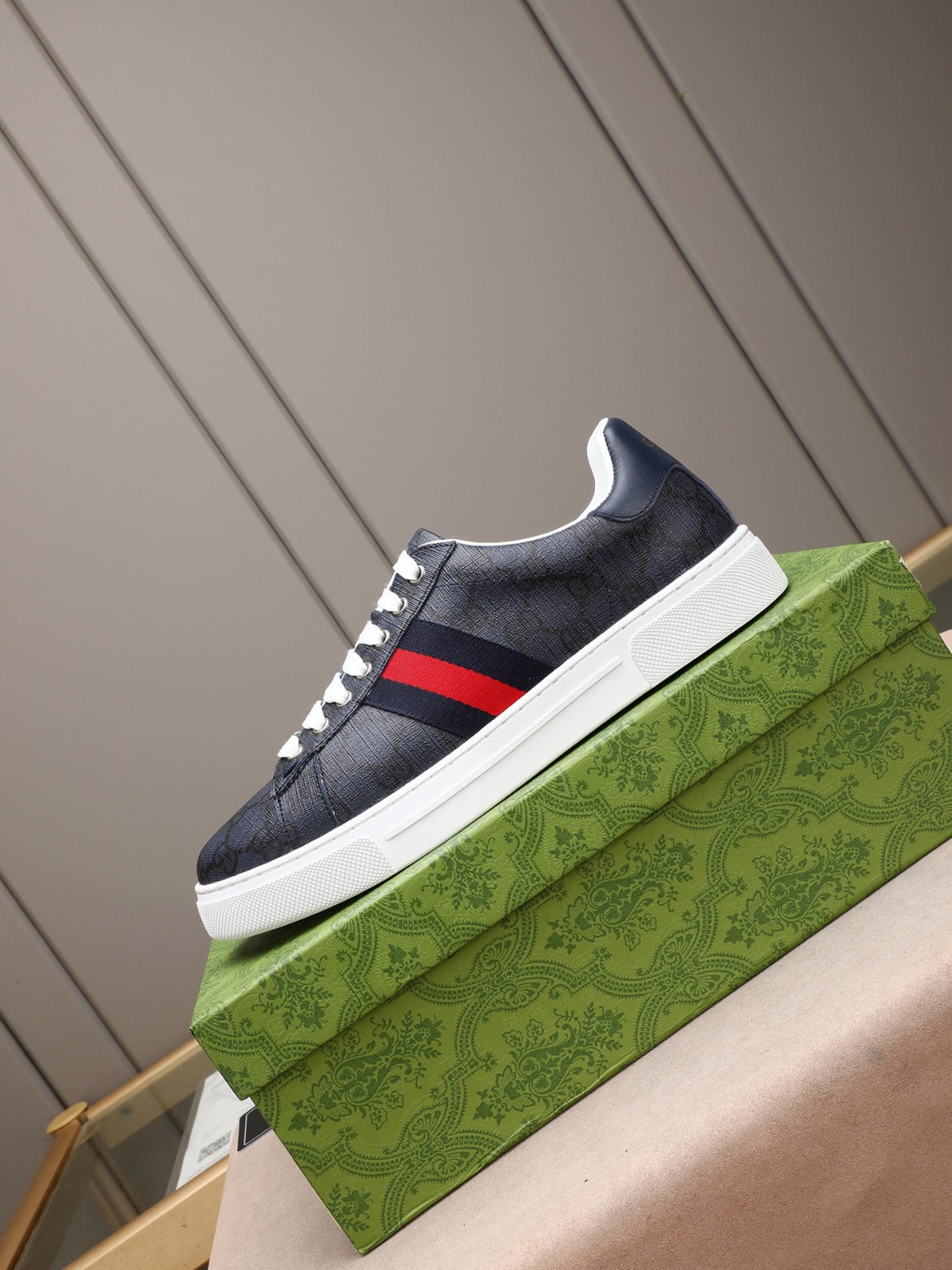Zapatilla Gucci Ace Con Tribanda