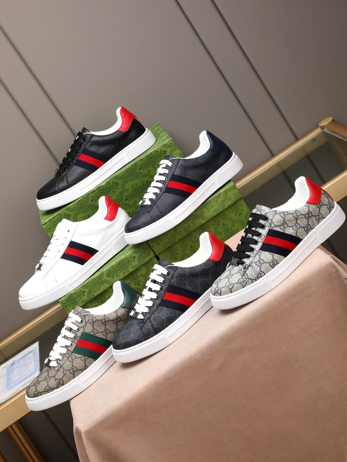 Zapatilla Gucci Ace Con Tribanda