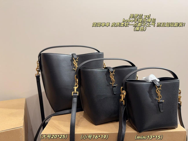 Bolso Le 37 de piel brillante