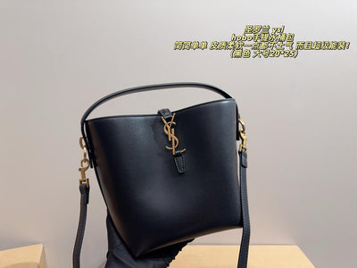 Bolso Le 37 de piel brillante