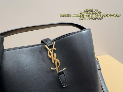 Bolso Le 37 de piel brillante
