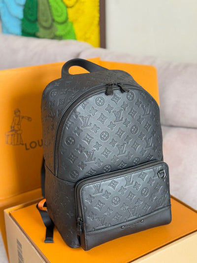 Mochila Racer Negra Monograma