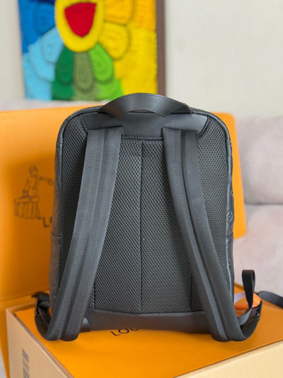 Mochila Racer Negra Monograma