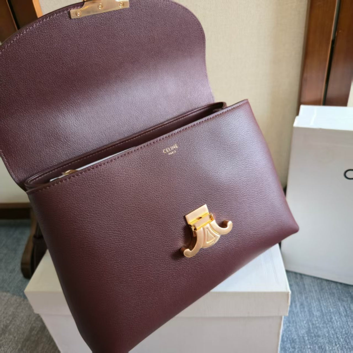 Bolso Nino Burdeos 20 cm