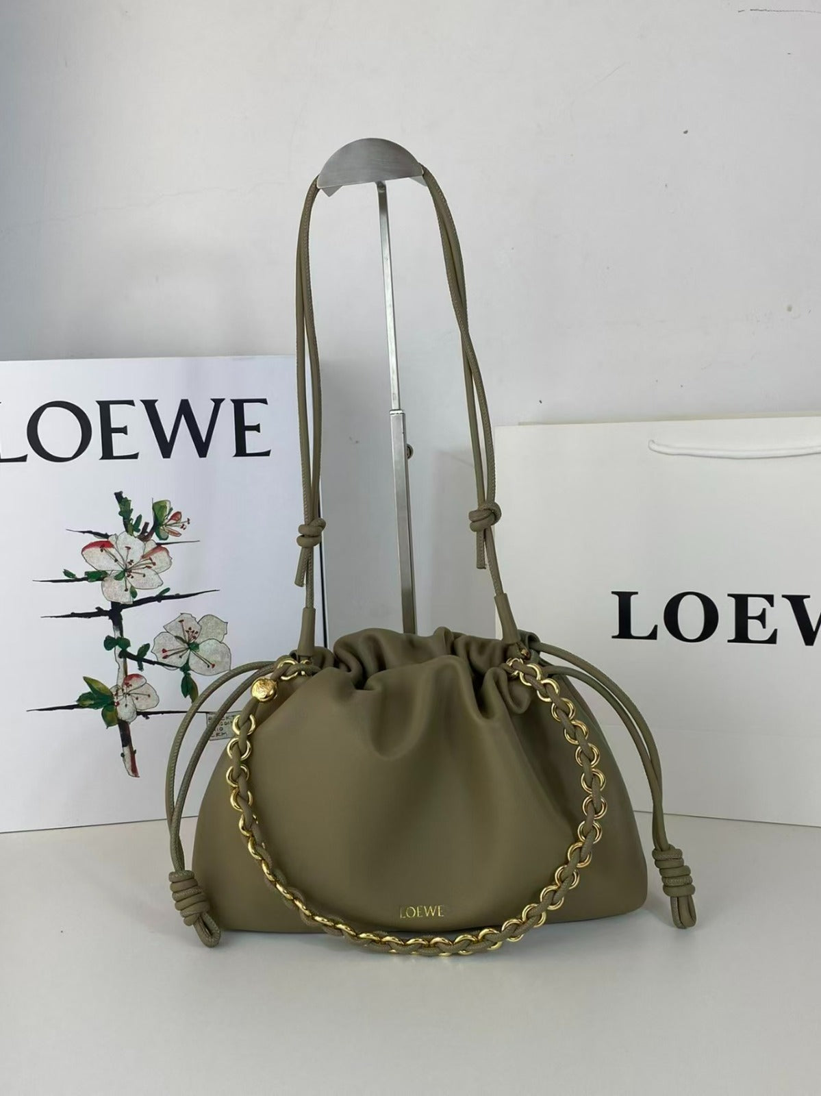 Bolso Flamenco Caqui