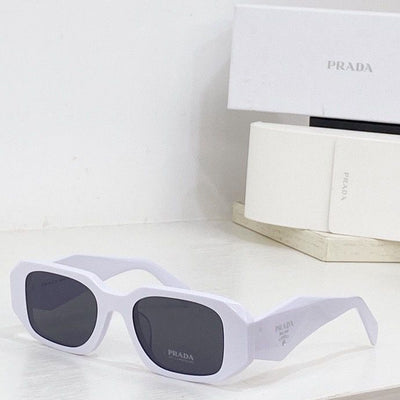 Gafas de sol Prada Symbole Blancas Lentes Gris Pizarra
