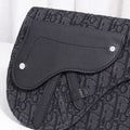 Bolso Pochette Saddle Dior Oblique en jacquardnegro