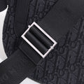 Bolso Pochette Saddle Dior Oblique en jacquardnegro