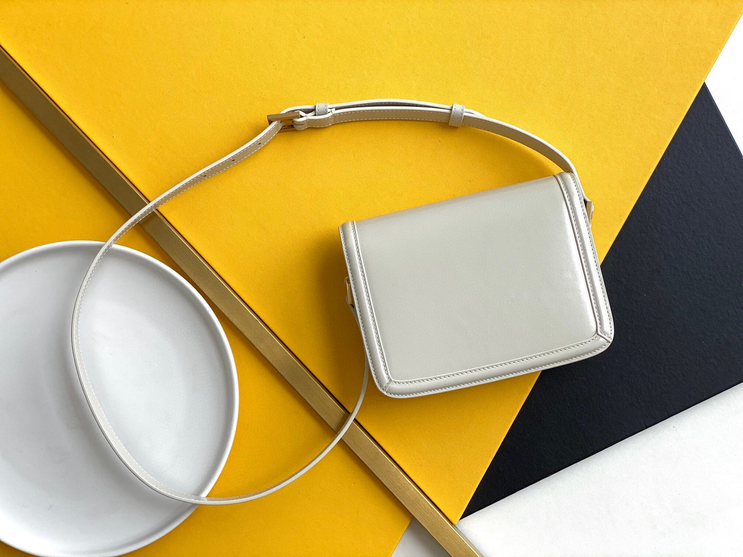 Bolso Solferino Blanco 23 cm