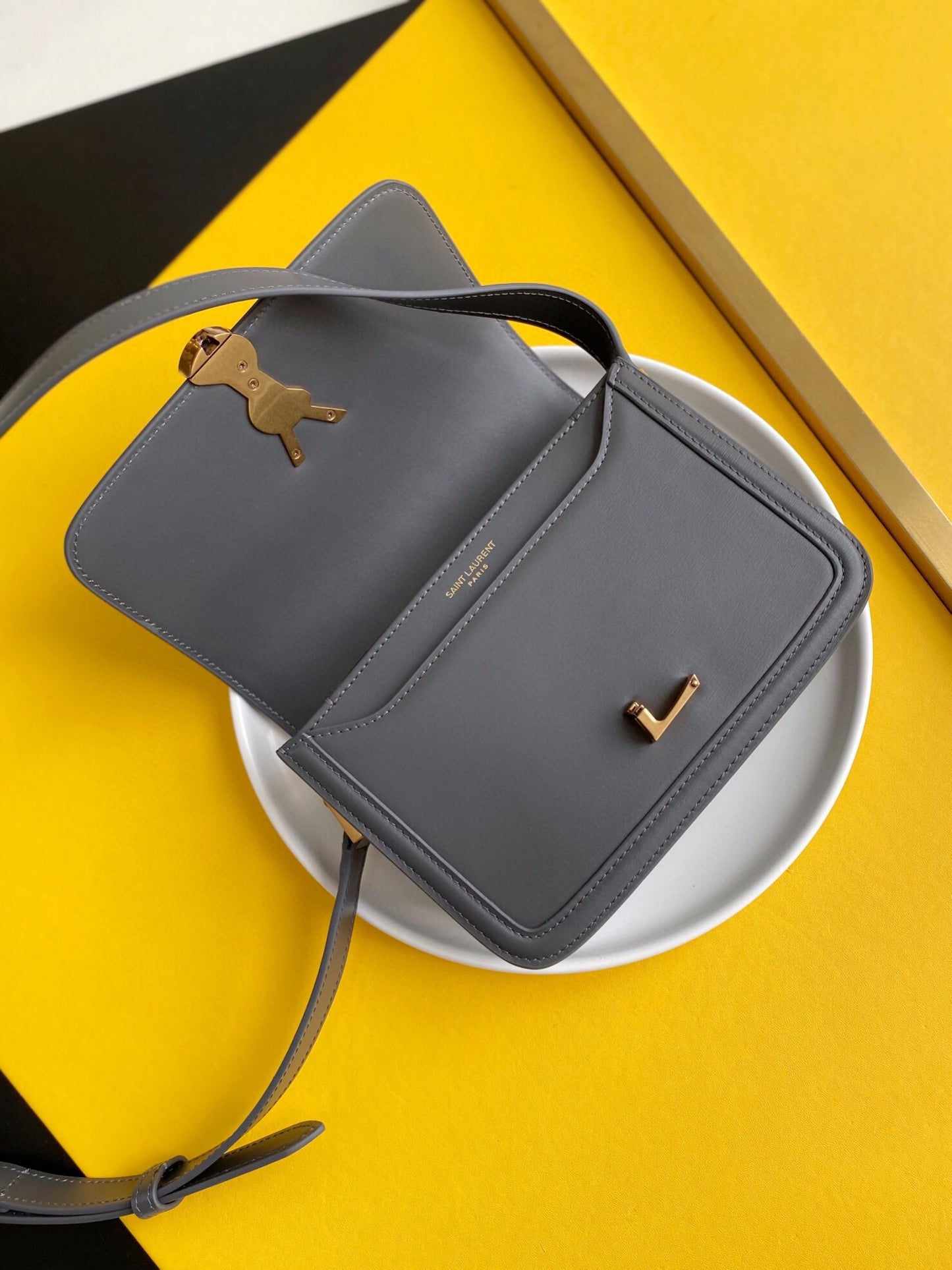 Bolso Solferino Negro 23 cm