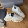 Zapatillas Balenciaga Triple S Blancas Suela Transparente