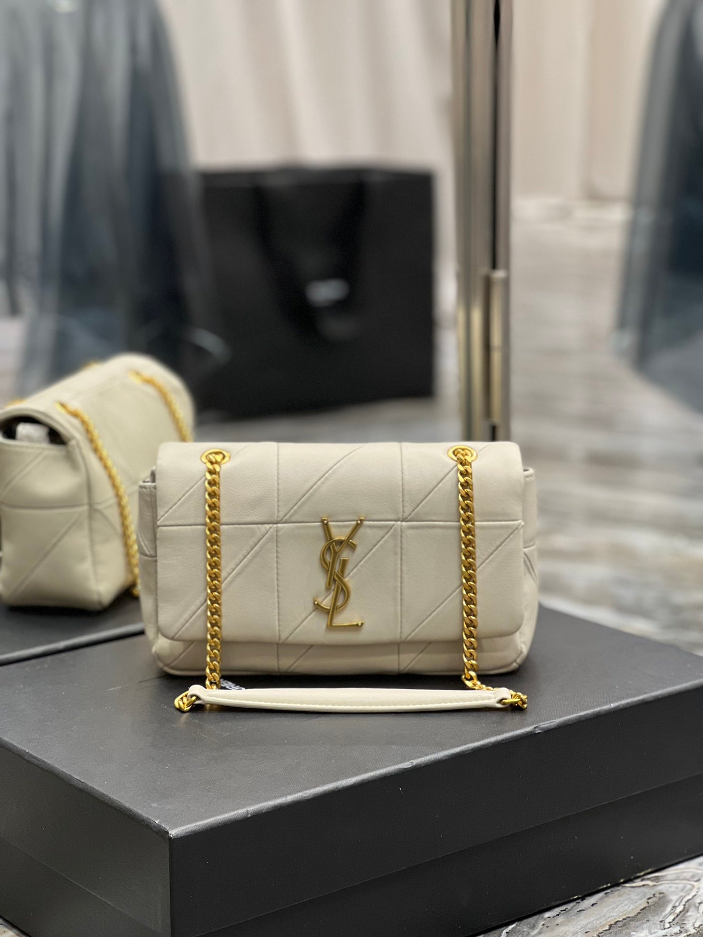 Bolso Jamie Blanco 20 cm