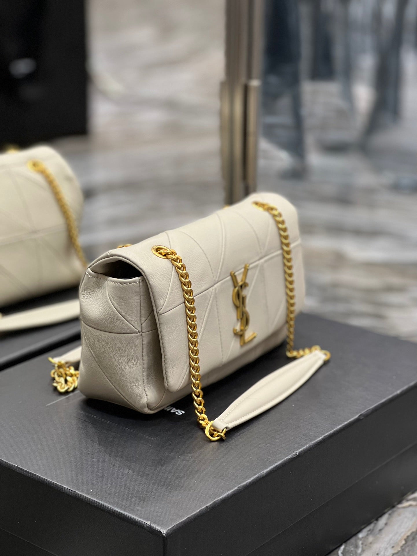 Bolso Jamie Blanco 20 cm